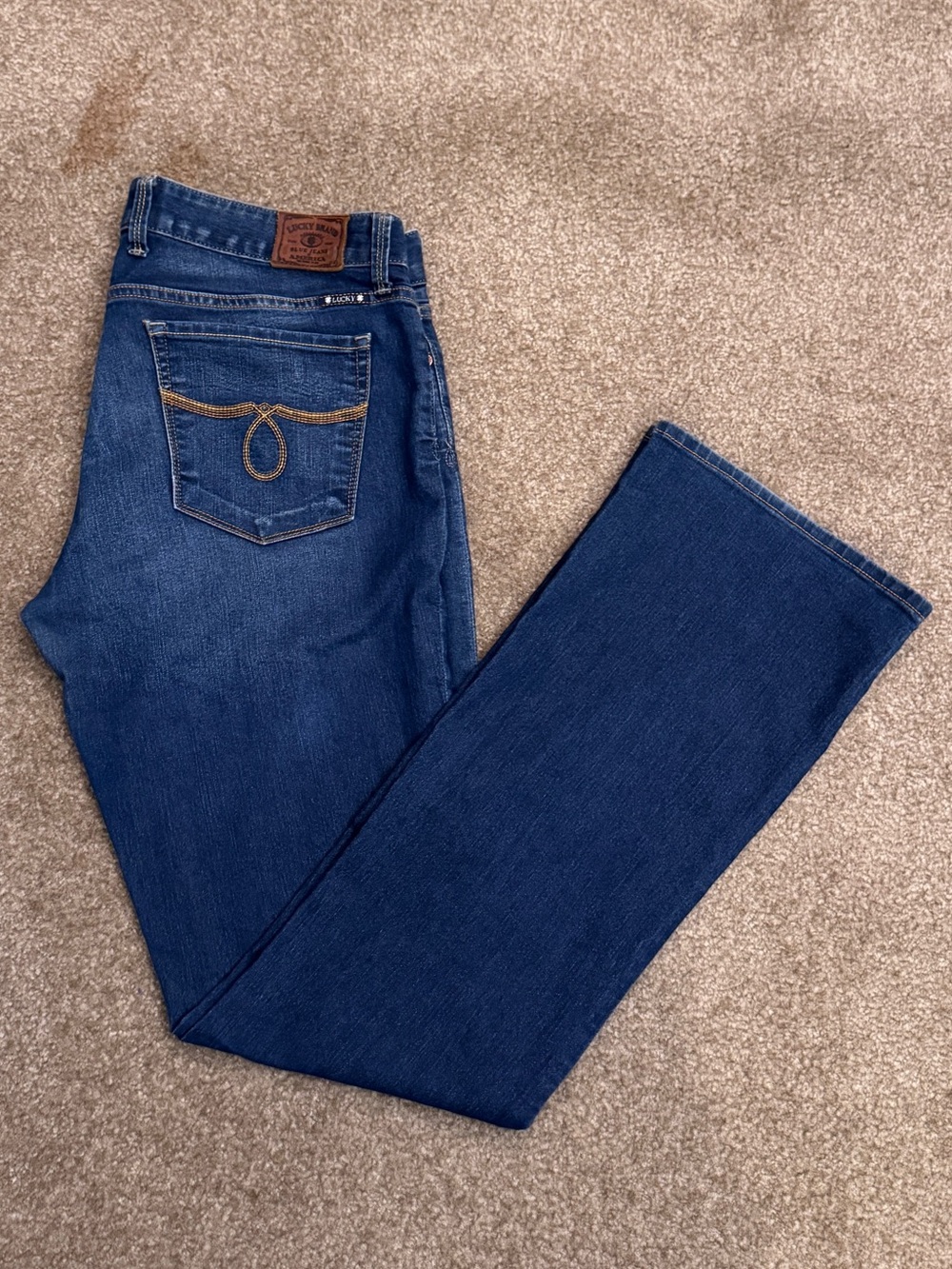 Lucky Brand Women’s Lola Bootcut Jeans Mid Rise Blue